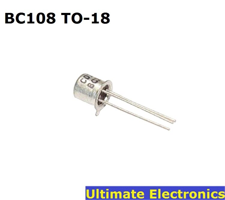 10pcs BC108 BC108B TO-18 NPN 소형 신호 트랜지스터